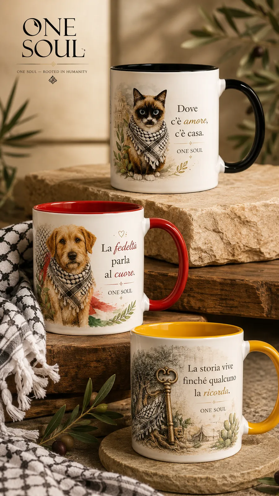 Custom ONE SOUL mugs